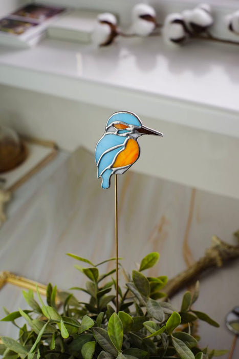 Jégmadár kaspó dísz - Birdy dekor