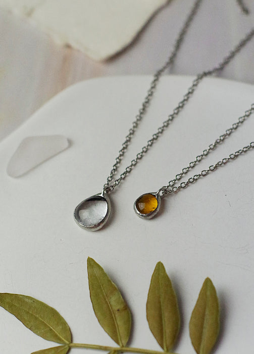 Kis Sea glass nyakláncok - MINI