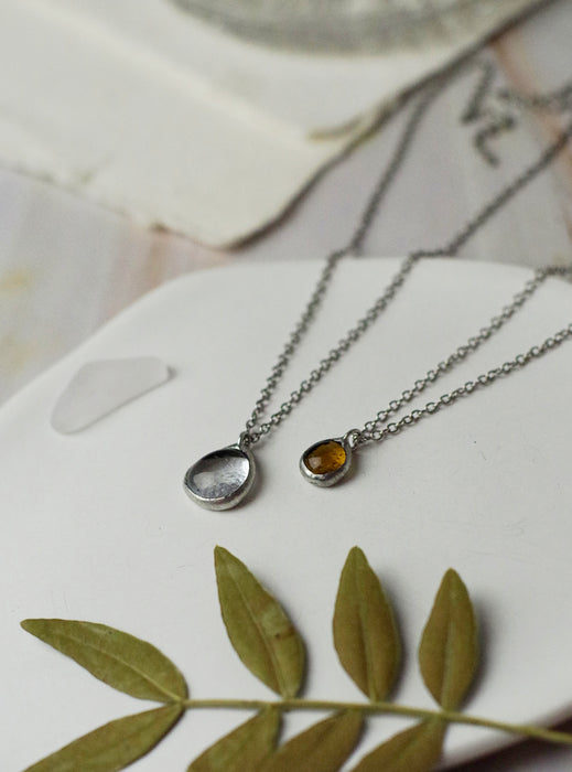 Kis Sea glass nyakláncok - MINI