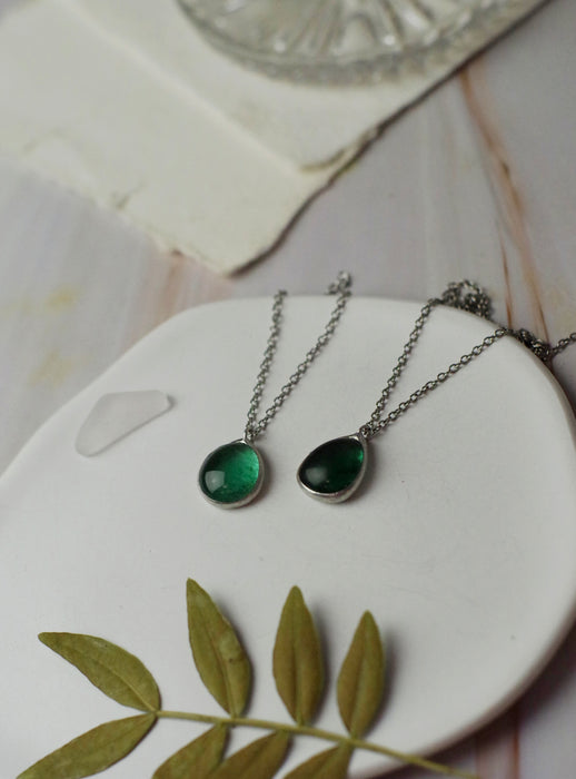 Türkiz Sea glass MINI medálok