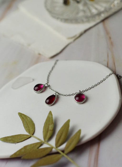 Pink 3 részes nyaklànc - MINI