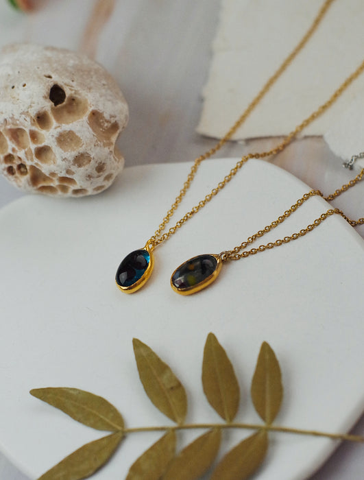 Olvasztott üveg medálok - fusing, goldie