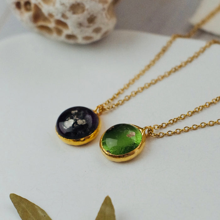 Olvasztott kis medálok - fusing, goldie