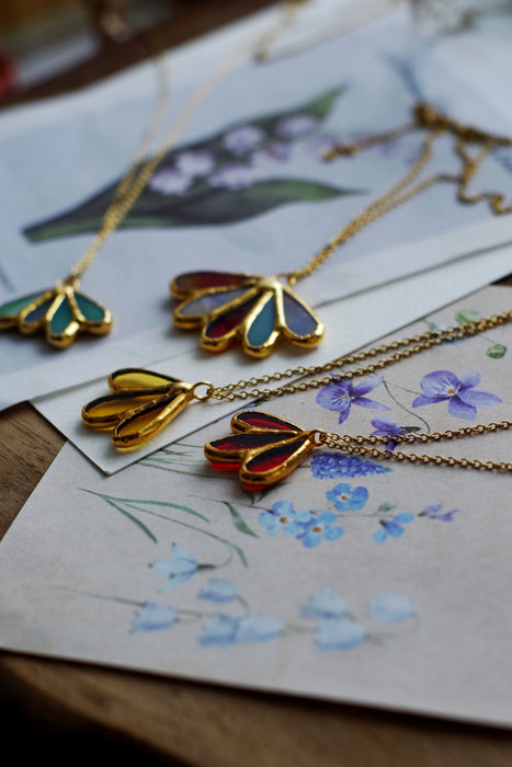 DROP színes nyakláncok - goldie