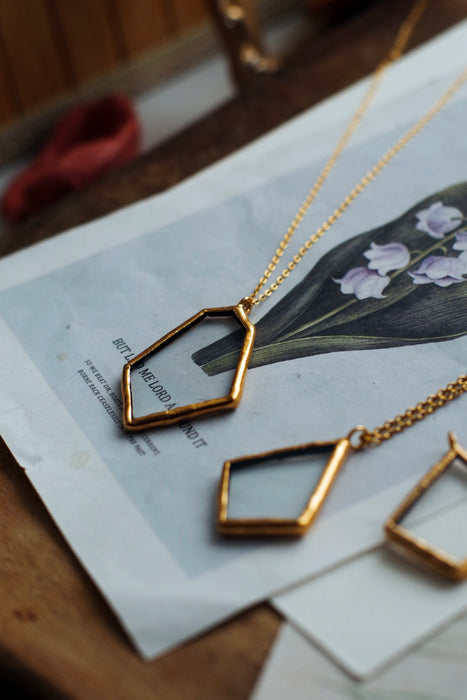 Clean üveg nyakláncok - Goldie