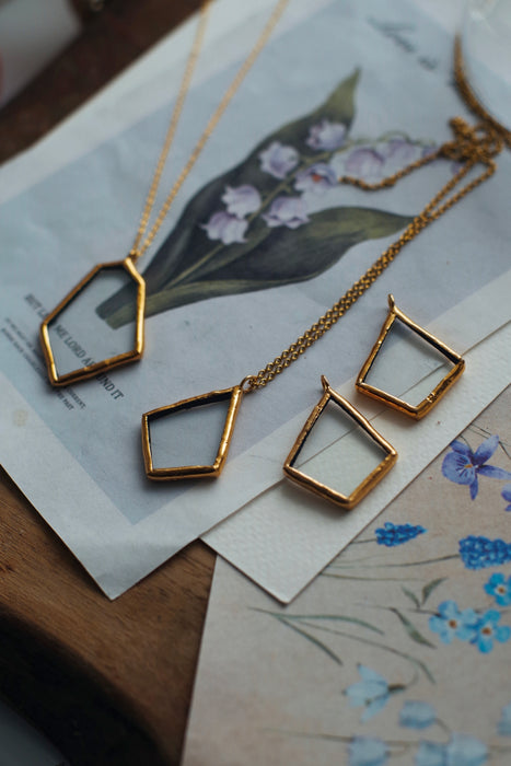 Clean üveg nyakláncok - Goldie