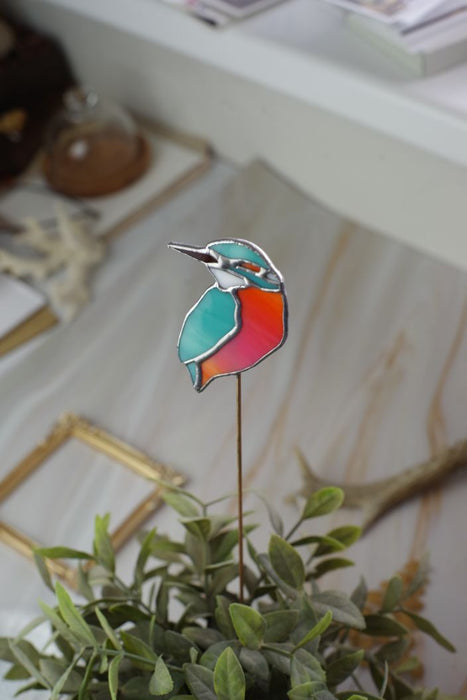 Jégmadár kaspó dísz - Birdy dekor