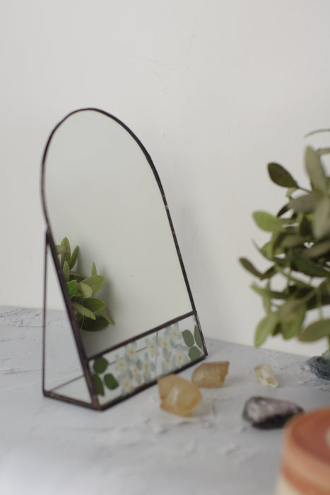 Asztali tükör hortneziával, dekor - új termék