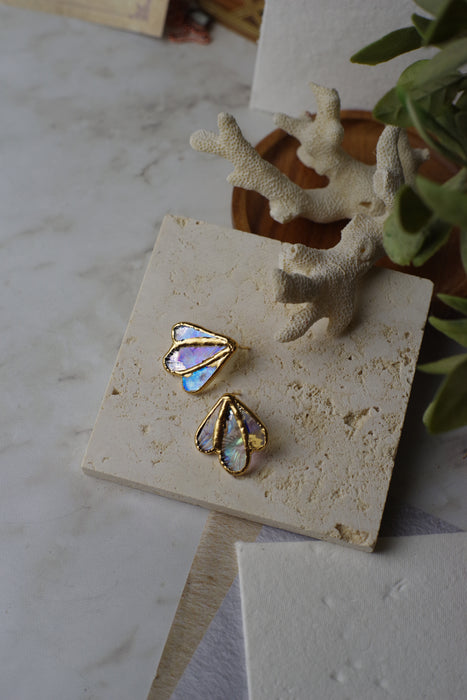 Iridescent Cathedral Goldie Earrings