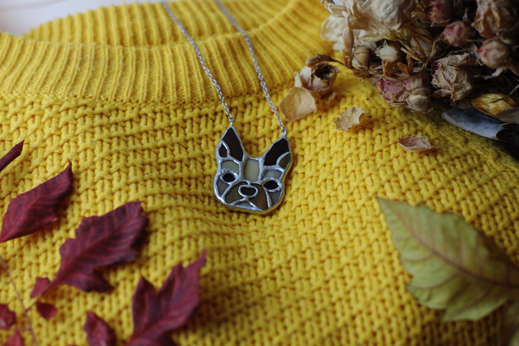 BEKIND bulldog necklace - available to order