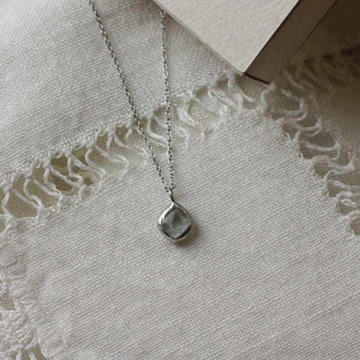 Pure cathedral, mini glass necklace -WEARhistory